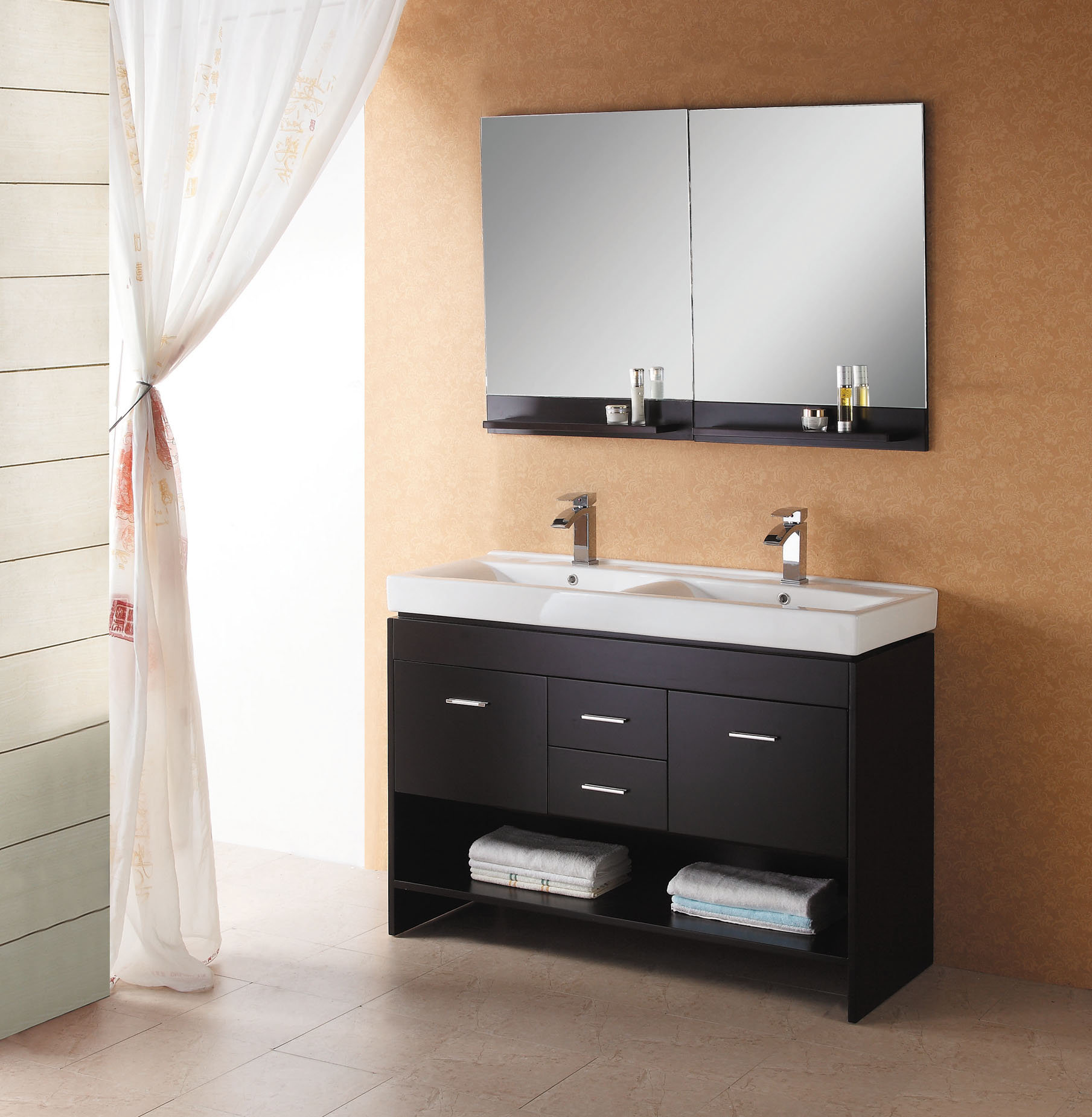 Virtu Contemporary Vanities Oak Wood Vanities Modern Bathroom Vanity